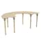 Flash Furniture 29.5 in W, 59 in L, 23 in H, Beechwood, Birch Plywood, Steel, Beech MK-ME088019-GG - alternate 1
